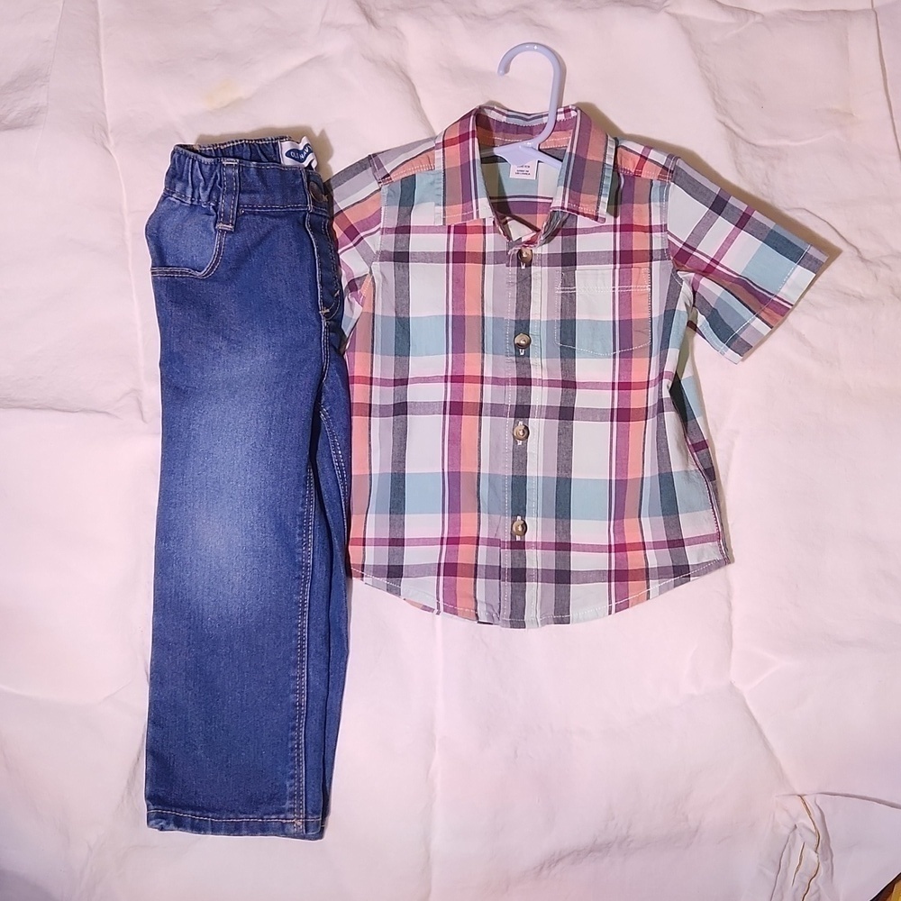 BOYS Old Navy Shirt and Jeans